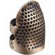 thumbnail image 2 of 4 Pieces Sewing Thimble, Metal Copper Sewing Thimble Finger Protector, Accessories DIY Sewing Tool, Two Size 4 Pieces, 2 of 5