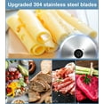 thumbnail image 2 of PANTI Electric Meat Slicer, 120W Food Slicer with 0-18mm Adjustable Thickness, Removable Stainless Steel Blade, 2 of 15
