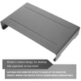 thumbnail image 2 of KAKOWELY Aluminum Alloy Monitor Riser Desktop Computer Screen Stand Laptop Holder Notebook Shelf (Grey),14.57X"X8.66"X2.36", 2 of 5