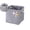Dark Gray, variant on Storage Cube Baskets with Rope Handles, Collapsible Fabric Storage Bins for Dorm, Organization Cubes for Cloakroom Bedroom Living Room,13*13*13 Inches
