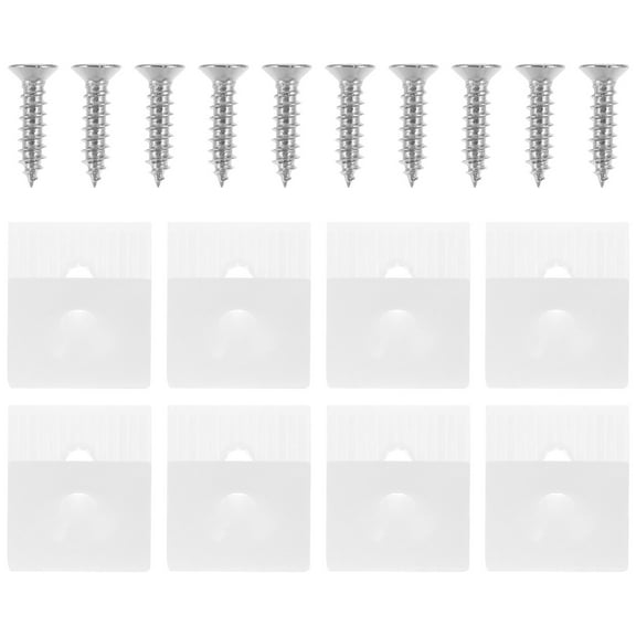 WHAMVOX 1 Set Drywall Repair Clips Brick Wall Clips Screws Cable Screw Clips Plastic Conical Anchors