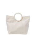 thumbnail image 5 of No Boundaries Women's Bridal Tote Bag with Pouch White "Bride" Print, 5 of 5