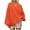 Orange, variant on cocolona Womens Oversized Sweatshirts Crewneck Long Sleeve Shirts Fall Fashion Color Block Pullover Tops Casual Blouses