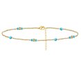 thumbnail image 1 of Tobillera de playa dorada de tamaño ajustable, tobillera de joyería para mujer, regalo de joyería de playa Wmkox8yii fajkfhkj3610, 1 of 1