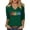 a-7, variant on Women's V-Neck Merry Christmas T-Shirt Winter 3/4 Sleeve Merry And Bright Christmas Tree Snowflake Snowman Graphic Tees Tops Small