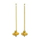 thumbnail image 4 of Candelas montadas en la pared Artesanías de hierro Decoración Rústica Candilla Stick soporte Ornamento de pared para sala de estar Fiesta de chimenea 2x dorado, 4 of 8