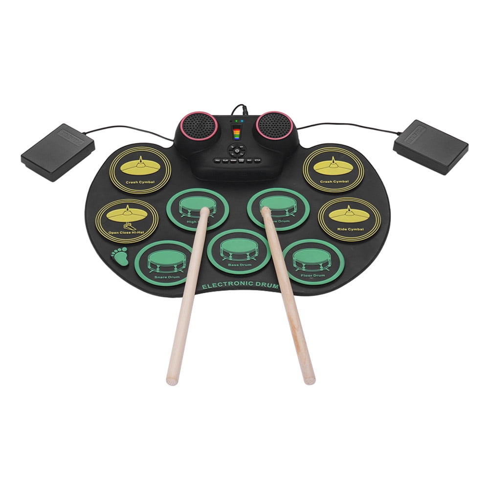 Percussion Instrument Roll Up Silicone Drum Kit Electronic Drum Set