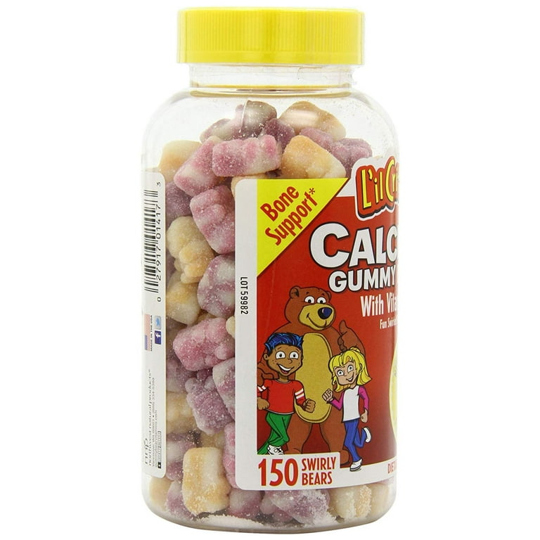 L'il Critters Children's Calcium Gummy Bears with Vitamin D3