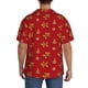 thumbnail image 3 of Balery Gingerbread Man Camisa Casual de Manga Corta con Botones para Hombre, Texturizada, Estilo Cubano, para Playa, Verano-3X-Large, 3 of 5