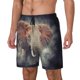 thumbnail image 1 of Fotbe Elephant in Smoke Traje de Baño para Hombre – Shorts de Natación de Secado Rápido con Forro y Bolsillos-X-Large, 1 of 6