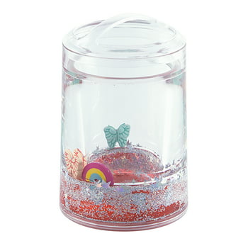 Rainbow Clear Plastic Floatie Toothbrush Holder with Glitter by Your Zone, Multi