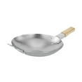 thumbnail image 3 of Sartén salteado wok versátil cocina freír sartén antiadherente sartén de cocina de chef hammonedas secas para gas para gas/electricidad 39.5 x 23.5 x 5.2 cm, 3 of 8