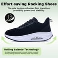 thumbnail image 4 of AOV Womens Arch Support Walking Shoes Plantar Fasciitis Fashion Sneakers Tennis Shoes for Foot Pain Relief, US Size 7.5, 4 of 8