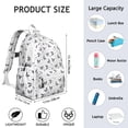 thumbnail image 6 of French Bulldog Backpack for School,Cute School Bag,Schoolbag with Adjustable Shoulder Straps & Padded Back,13.4"x11"x4.7", 6 of 6