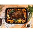 thumbnail image 3 of HIC Kitchen Roasting Octagonal Baking Rack, Chrome-Plated Steel Wire, Fits Oval And Smaller Roasting Pans, 9.5 x 6.125 x 0.5-Inches, 3 of 4