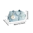 thumbnail image 3 of 19L Sports Duffle Bag, Multi‑Purpose Weekender Travel Gym Hand Bag, Lightweight Carry Bag for Swimming, Ballet, Gymnastics, School & Overnight Trips, 3 of 8
