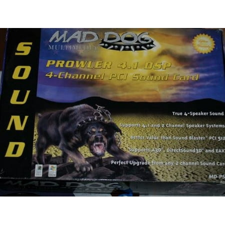 - PROWLER 4.1 DSP - Sound card - PCI, Mad dog prowler By Mad dog