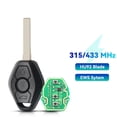thumbnail image 1 of Ews Sytems Remote Car Key For Bmw E38 E39 E46 X3 X5 Z3 Z4 1/3/5/7 Series 315/433mhz Pcf7935/id44 Chip, 1 of 1