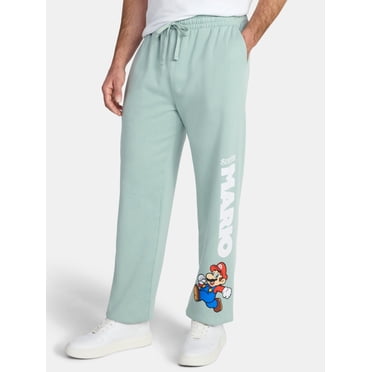 Super Mario Men's and Big Men's Graphic Fleece Jogger, Sizes XS-3XL