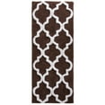 thumbnail image 3 of Lavish Home 24 x 60 Inch Bathroom Rug - Non Slip Cotton Bath Mat (Brown), 3 of 3