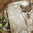thumbnail image 6 of HFDF Cute Fox Canvas Wall Art Christian Fox Pictures for Wallspirational Fox Quotes i Choose Painting Wall Décor for Bathroom Bedroom Office Artwork 12x16inch Framed, 6 of 7