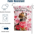 thumbnail image 4 of Beagle Valentine House Flags Valentines Flags for Outdoors 28x40 Double Sided Dog Valentines Day Garden Flag Large Valentine''s Banners for Outside Lawn Front Porch Decor, 4 of 7