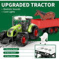 thumbnail image 4 of Aijohnny Farm Animals Barn House Toys, Farm Figures Play Set for Kids & Toddlers, Birthday Eastert Gifts for 1-3 3-5 5-8 Year Old, 4 of 8
