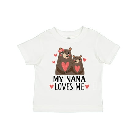 

Inktastic My Nana Loves Me Bear Gift Toddler Boy or Toddler Girl T-Shirt