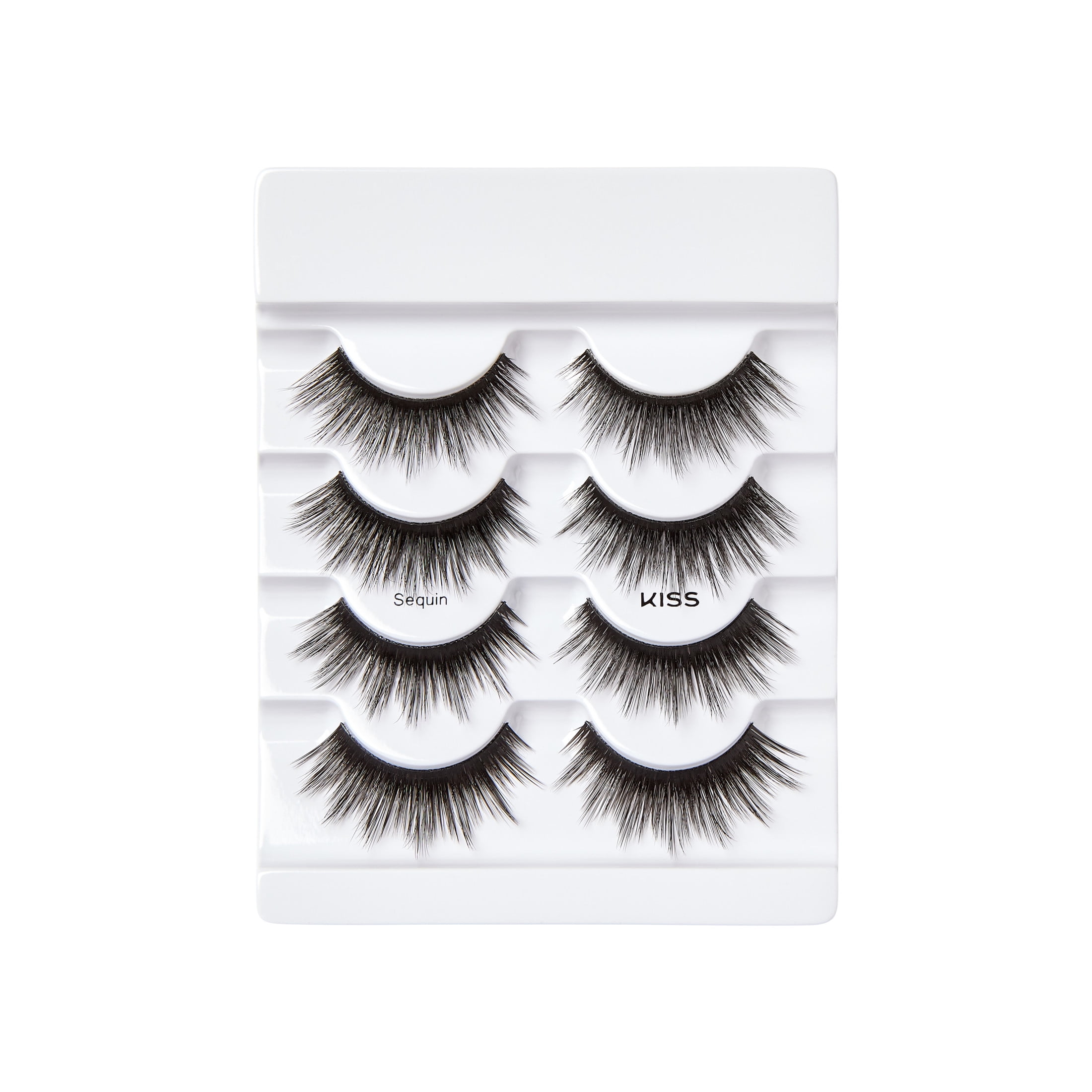 Kiss Lash Couture Faux Mink False Eyelashes Multipack, 'Little Black Dress'  - 4 Pairs - Walmart.com