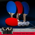 thumbnail image 4 of Franklin Sports Table Tennis Paddles + Balls Set - 4 Player Set, 4 of 10