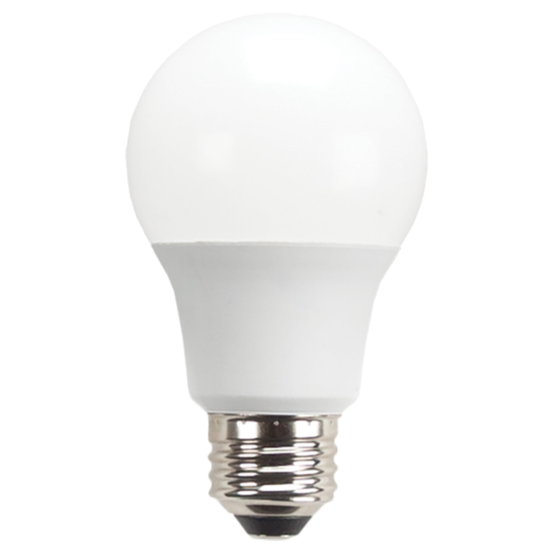 Great Value LED Light Bulb, 6W (40W Equivalent) 18Y, A19 General Purpose Lamp E26 Medium Base, Non-dimmable, Soft White, 4-Pack