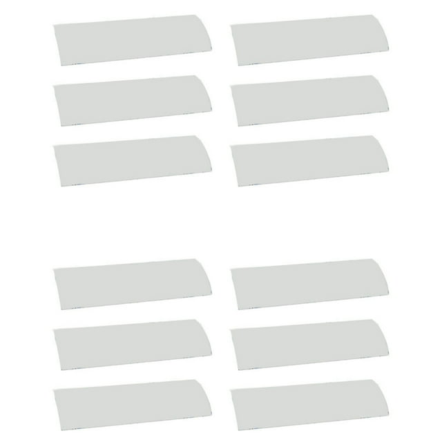 12 Ensembles de Lattes de Remplacement pour Stores Horizontaux, Languettes de Réparation Blanches pour Stores Horizontaux, Fixations Blanches pour Stores Horizontaux