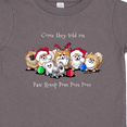 thumbnail image 4 of Inktastic KiniArt Christmas Pomeranians Boys or Girls Toddler T-Shirt, 4 of 5