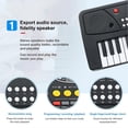 thumbnail image 3 of Piano électronique multifonction 37 touches pour enfants, instrument de musique, fournitures BF-430A2, 3 of 4