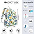 thumbnail image 6 of Cute Dinosaur Pattern Backpack for School,Cute School Bag,Schoolbag with Adjustable Shoulder Straps & Padded Back,13.4"x11"x4.7", 6 of 6