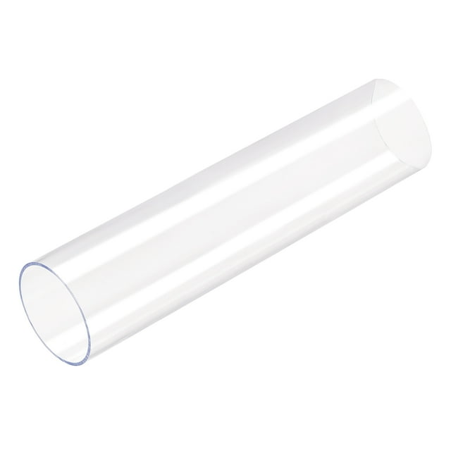 Unique Bargains Polycarbonate Rigid Round Clear Tubing 71mm(2.79 Inch)IDx75mm(2.95 Inch)ODx305mm(1ft) Length Plastic Tube