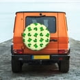 thumbnail image 6 of Goofa St. Patrick's Day Pattern Universal Tire Cover for Jeep, SUV, Truck, and Trailer – Waterproof, UV-Resistant,Easy to Install, Fits 14"-17" Tires-17 inch, 6 of 6