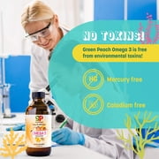 Omega 3 for Kids, GreenPeach Natural Fish Oil Dietary Supplement for Kids and Adults