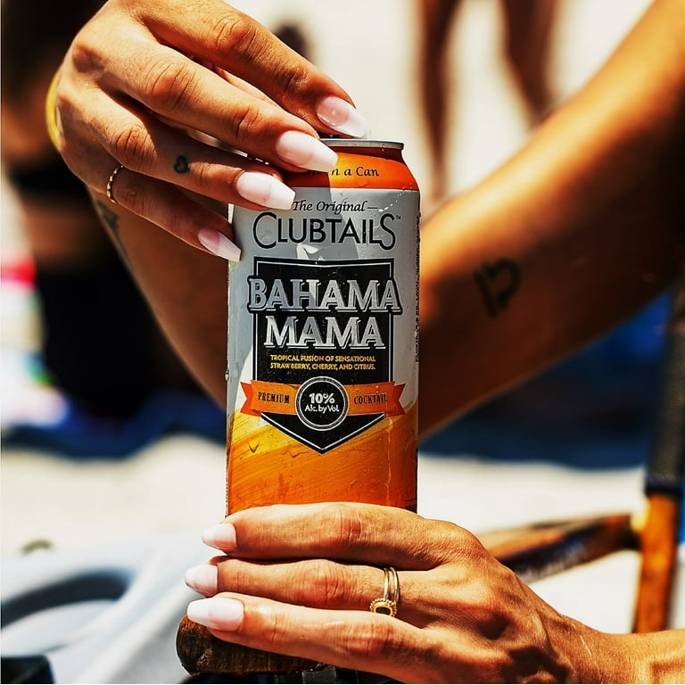 Clubtails Bahama Mama, The Original Cocktail in a Can, 24oz Can