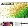 LG 65NANO80UPA 65 Inch NanoCell 80 Series LED 4K UHD Smart webOS TV 2021 Bundle with Premiere Movies Streaming 2020 + 37-100 Inch TV Wall Mount + 6-Outlet Surge Adapter + 2x 6FT 4K HDMI 2.0 Cable