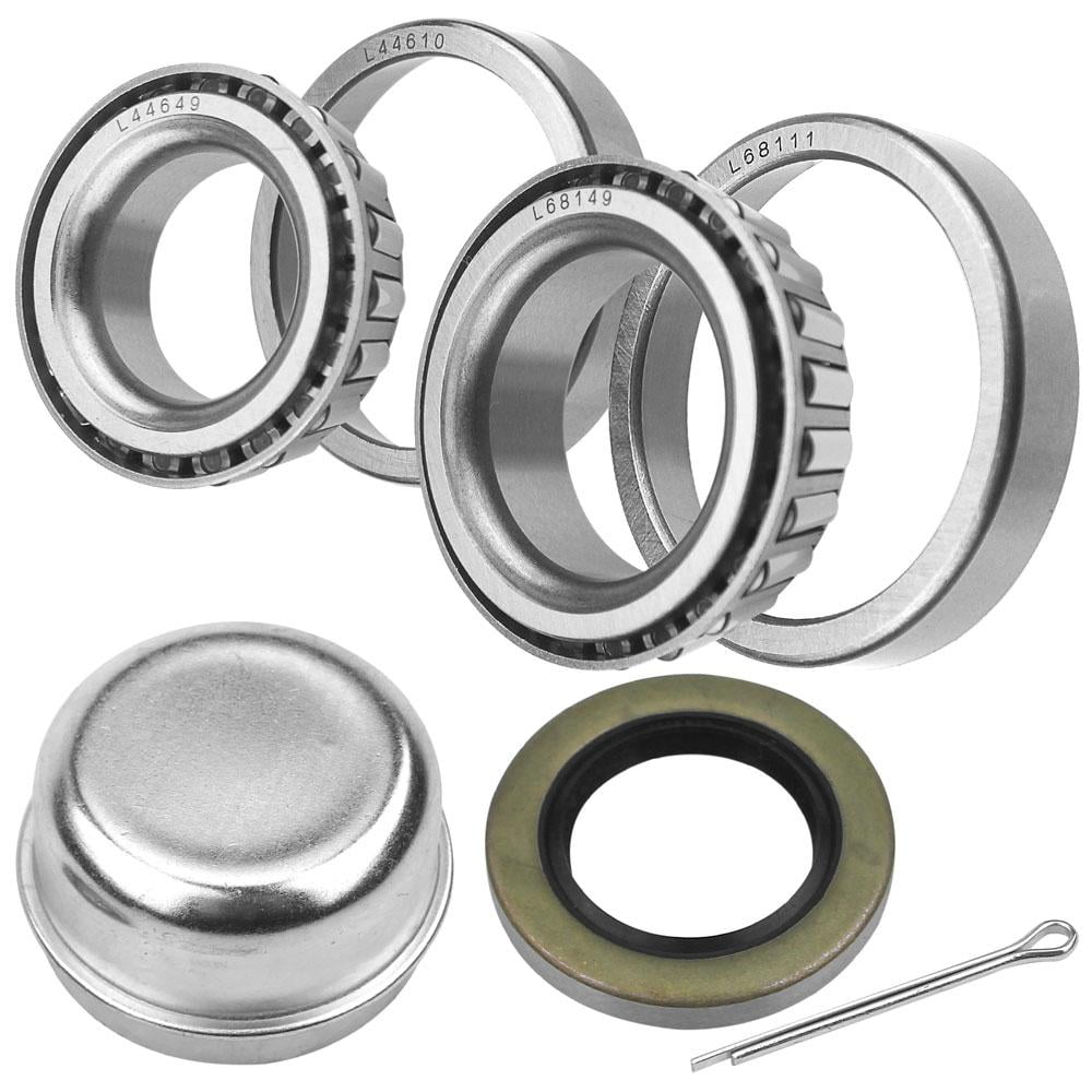 Trailer Bearing Repair Kit L44649 L68149 with 1.719'' Seals 84 Spindle