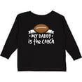thumbnail image 3 of Inktastic Football My Daddy is the Coach Boys or Girls Long Sleeve Toddler T-Shirt, 3 of 5