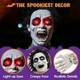 thumbnail image 4 of Halloween Outdoor Decoration Zombie Groundbreaker, Animatronics Zombie Props Halloween Outside Decor, Animated Groundbreaker with Sound & Glowing Eyes for Graveyard Lawn Yard Haunted House Decor, 4 of 8