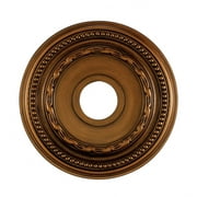 M1001AB-Elk Lighting-Campione - Medallion in Traditional Style with Victorian and Vintage Charm inspirations - 1 Inches tall and 15.5 inches wide