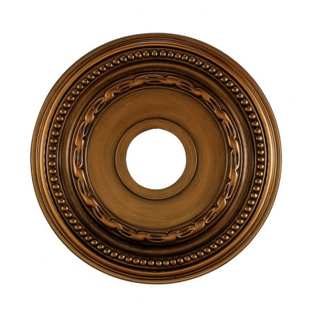 M1001AB-Elk Lighting-Campione - Medallion in Traditional Style with Victorian and Vintage Charm inspirations - 1 Inches tall and 15.5 inches wide