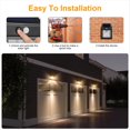 thumbnail image 5 of Lámpara de Pared Solar para Exteriores, Lámpara de Tungsteno Impermeable, Lámpara de Jardín con Sensor de Cuerpo Humano, Luz de Iluminación, 5 of 5