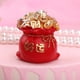 thumbnail image 4 of Yuarrent Bolsa adornos buena suerte resina pastel decoración tradicional atraer riqueza Artware fortuna figurita de oficina coche regalos Artesanía Rojo Yuarrent HA072013-02, 4 of 6