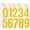 Gold, variant on 4 Inch Large House Number Stickers 0-9, 6 Sheets Black Waterproof Self-Adhesive Vinyl Address Numbers for Mailbox, Door, House Signs & Outdoor Use.
