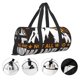 thumbnail image 3 of Fotbe Not All Who Wander Are Lost4 Bolsa Deportiva de Lona Plegable con Estampado, Bolsa de Gimnasio con Bolsillo Seco/Húmedo, Bolsa de Viaje Ultraligera de Gran Capacidad, 3 of 6