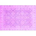 thumbnail image 1 of Ahgly Company Indoor Rectangle Oriental Purple Traditional Area Rugs, 7' x 9', 1 of 4